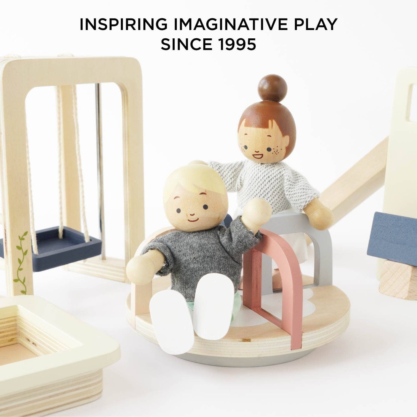 Dolls House Outdoor Play Furniture - Rose and Friends