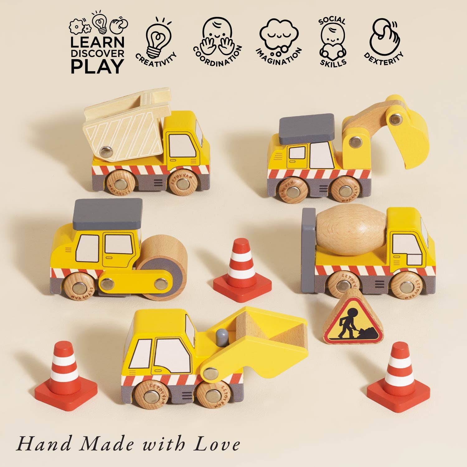 Construction Toy Cars, Trucks & Diggers - Rose and Friends