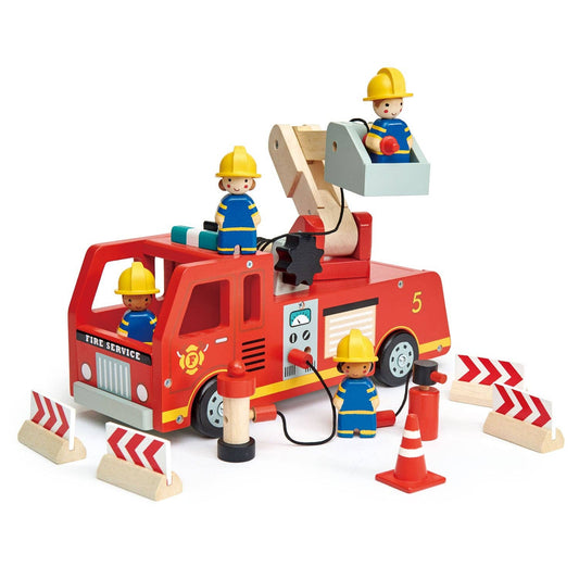 Tender Leaf Fire Engine - Rose and Friends