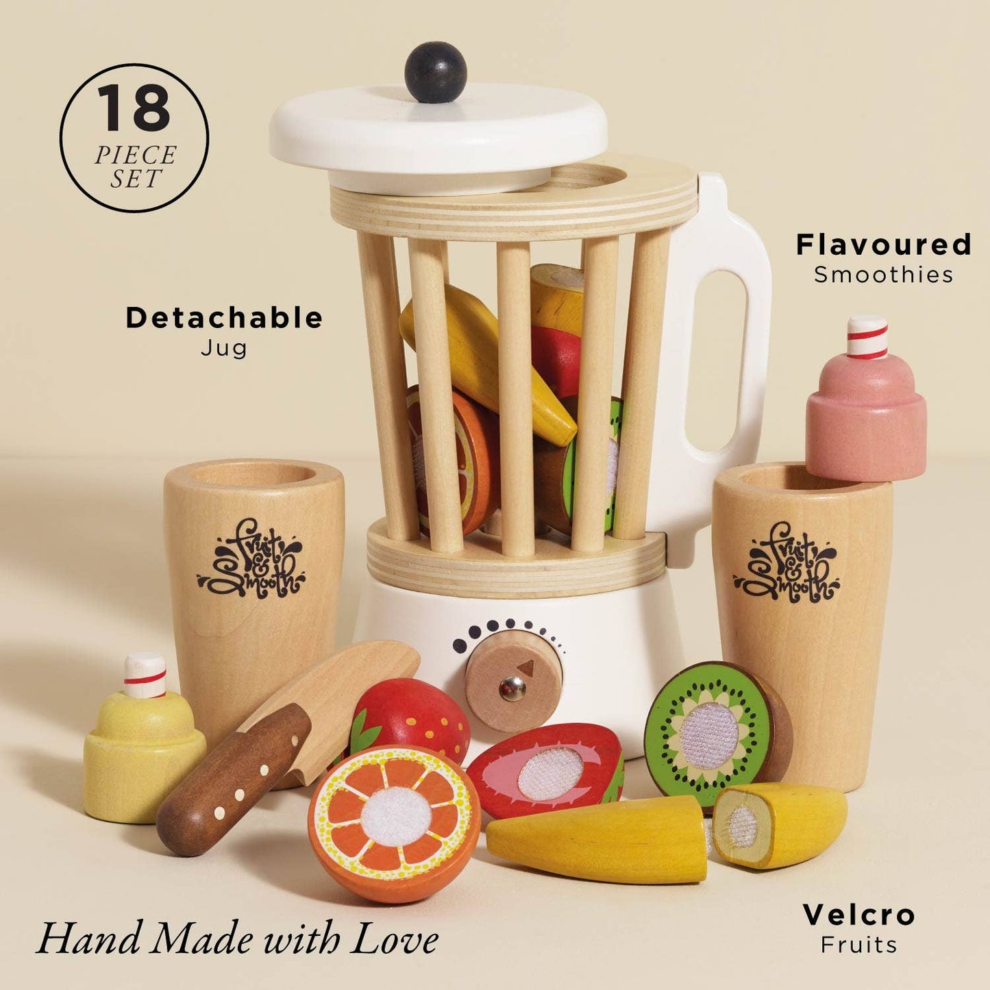 Fruit & Smoothie Blender Set - Rose and Friends