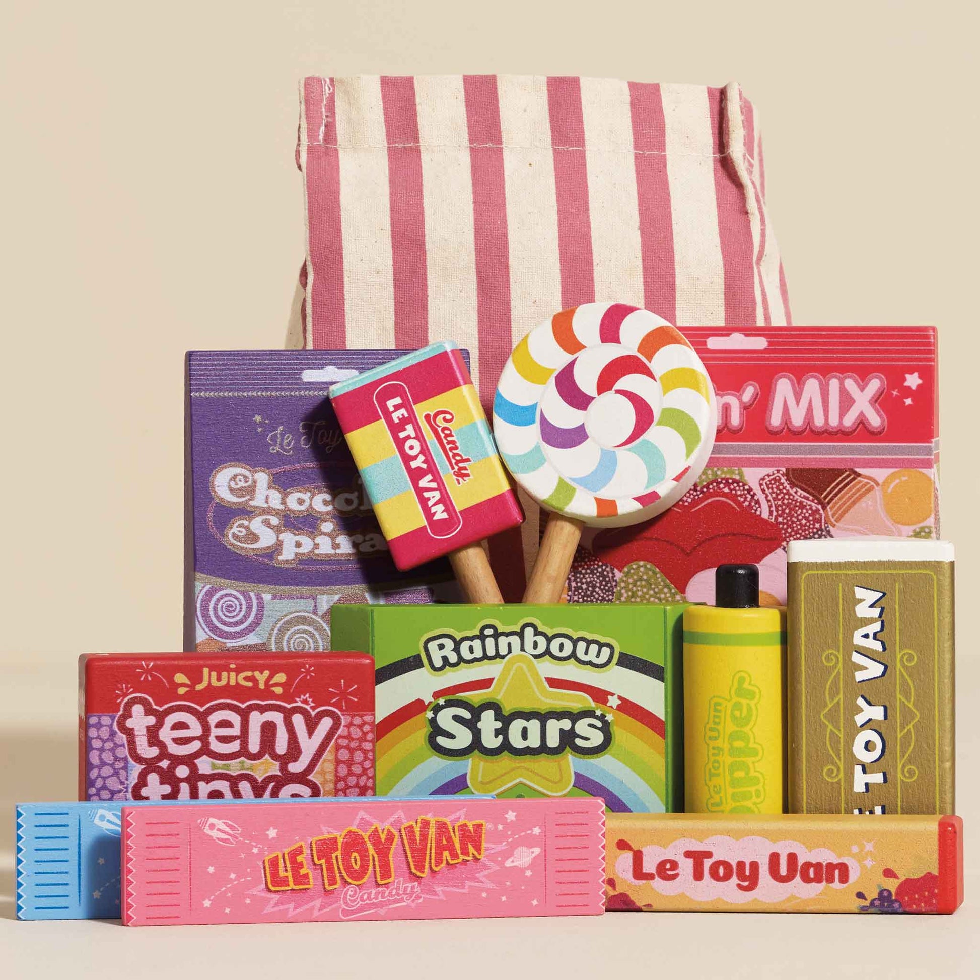 Retro Sweets and Candy Roleplay Set - Rose and Friends