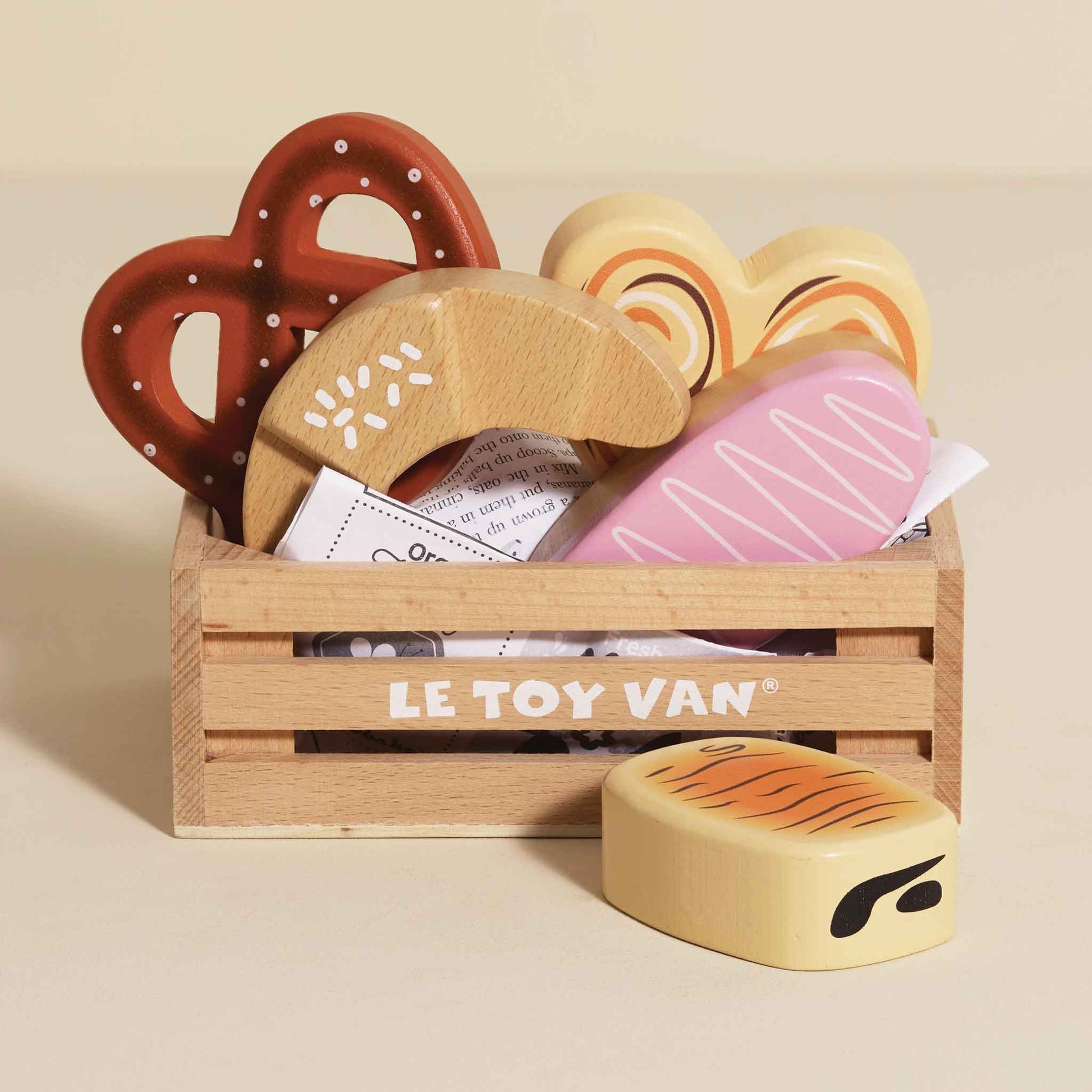 Bakery & Patisserie Wooden Market Crate - Rose and Friends