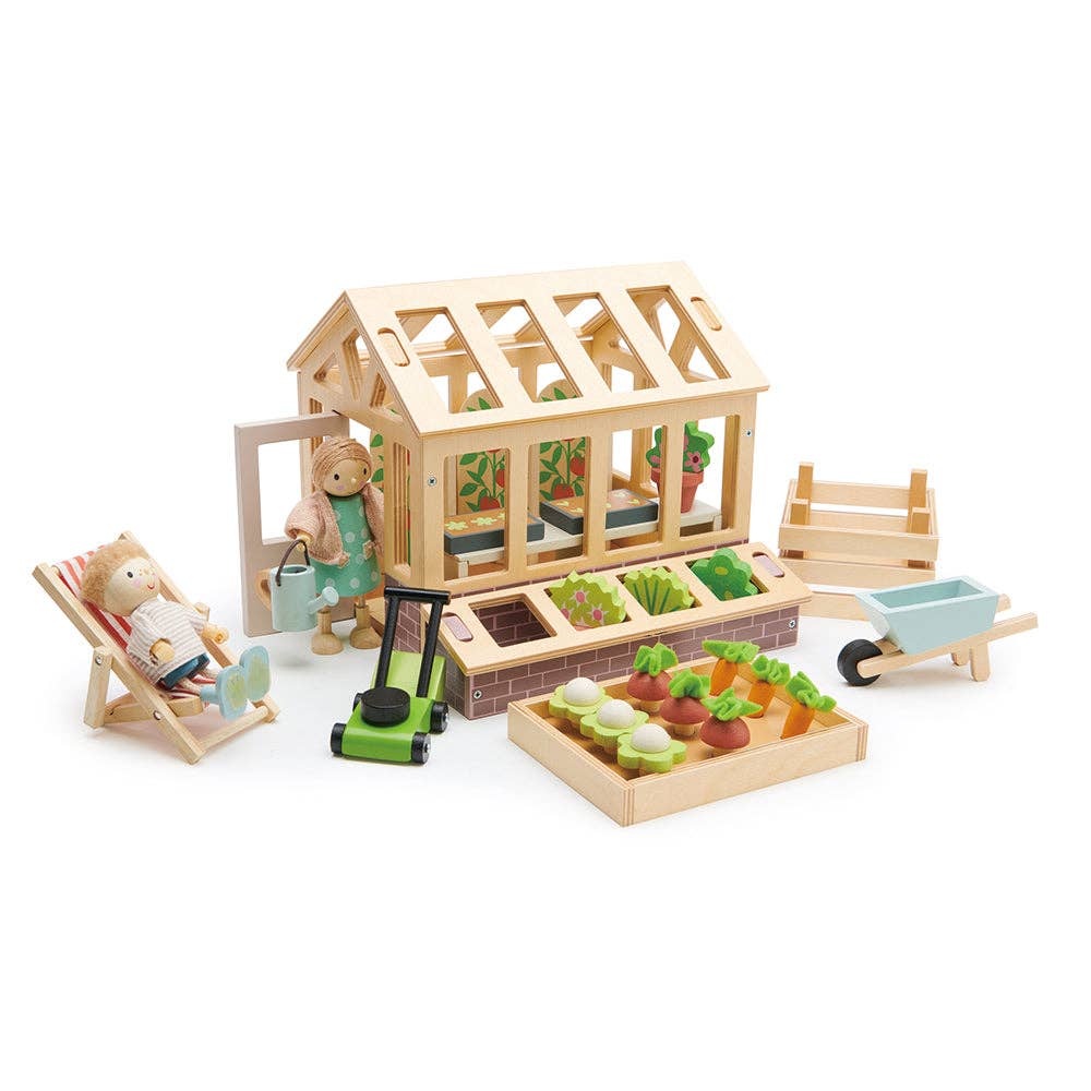 Greenhouse and Garden Set - Rose and Friends