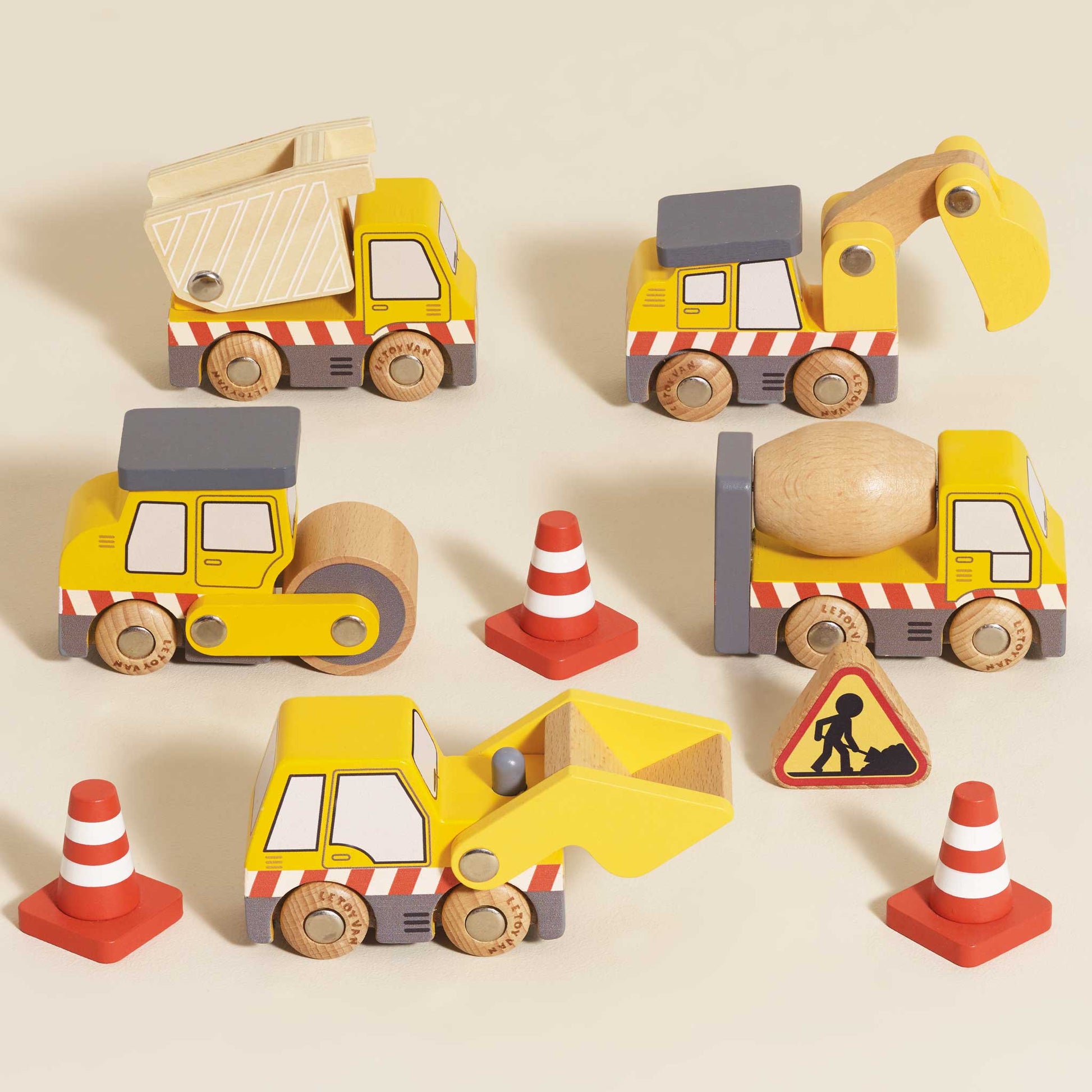 Construction Toy Cars, Trucks & Diggers - Rose and Friends