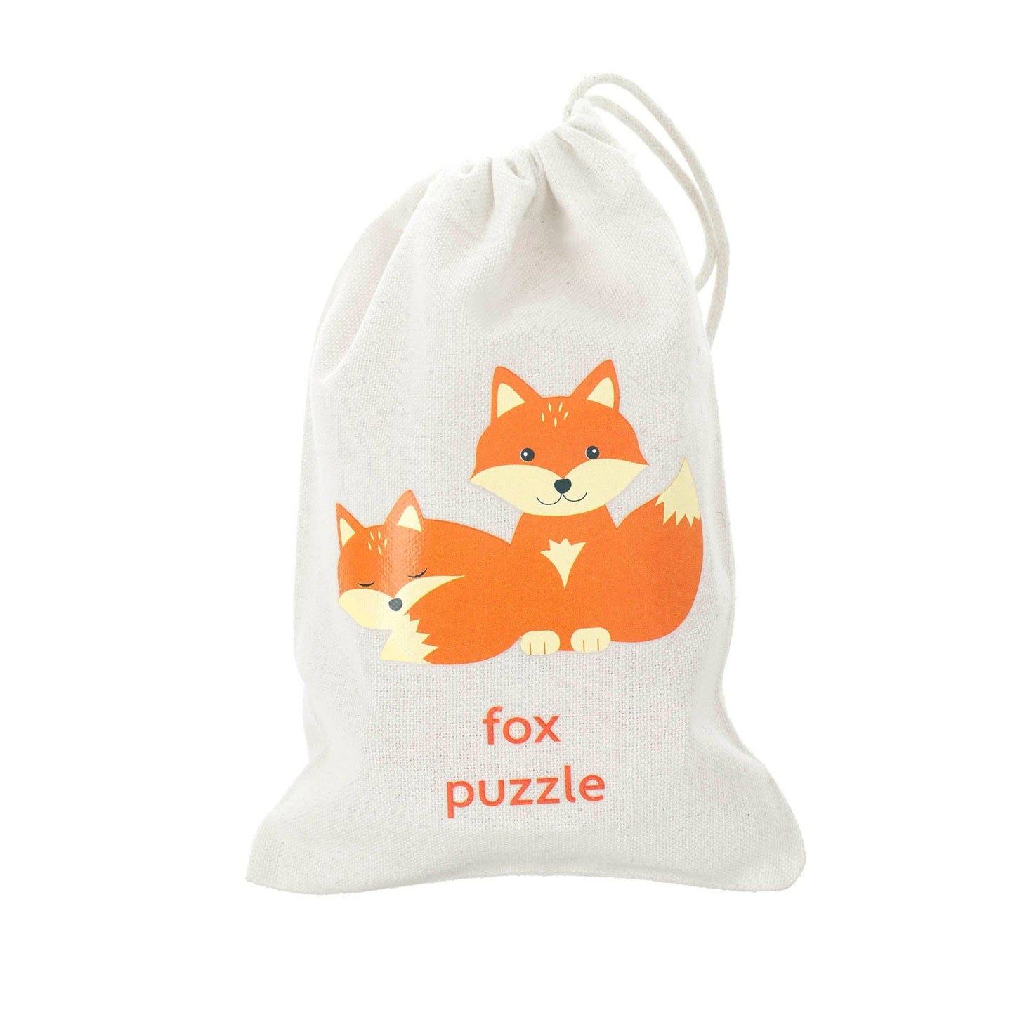 Woodland Fox Wooden Puzzle - Rose and Friends
