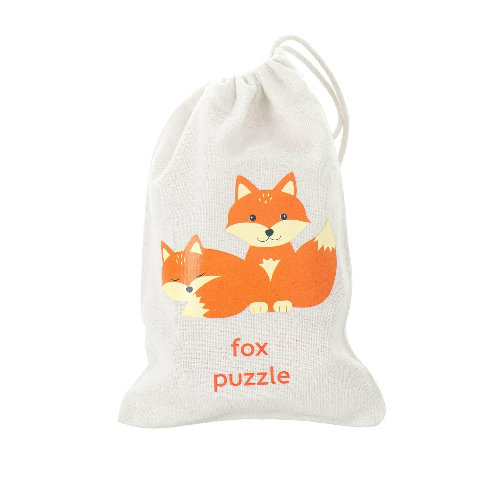 Woodland Fox Wooden Puzzle - Rose and Friends