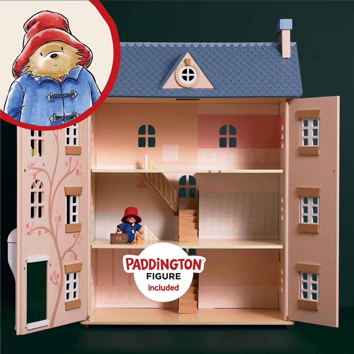 Paddington™ Wooden Dolls House - Rose and Friends