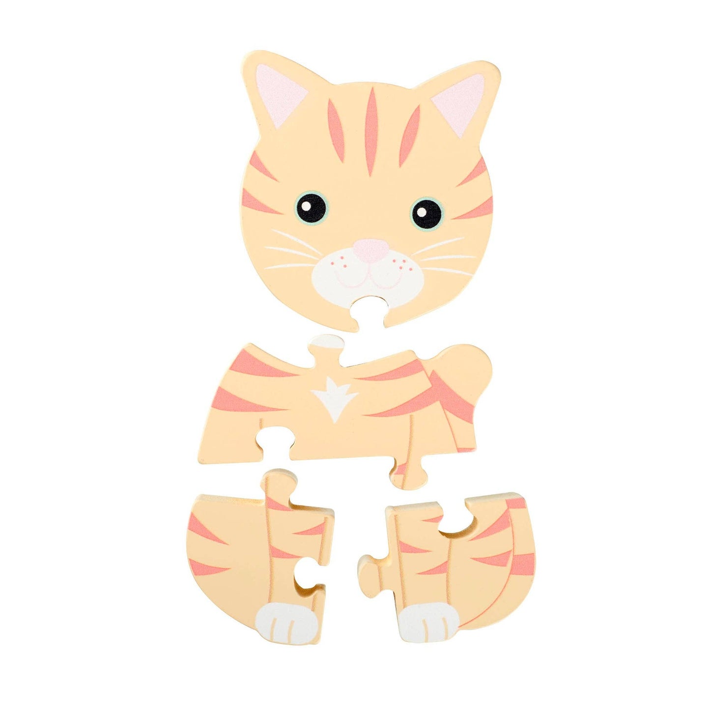Cat Wooden Puzzle - Rose and Friends