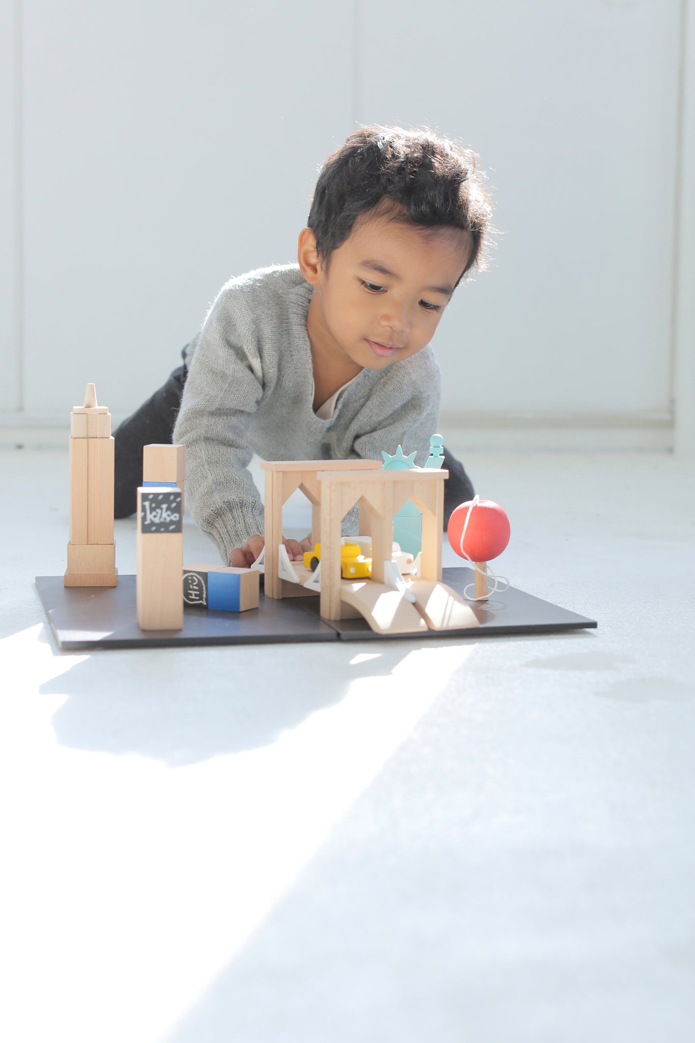 Kiko & gg Wooden Toy Set - Machi NY - Rose and Friends