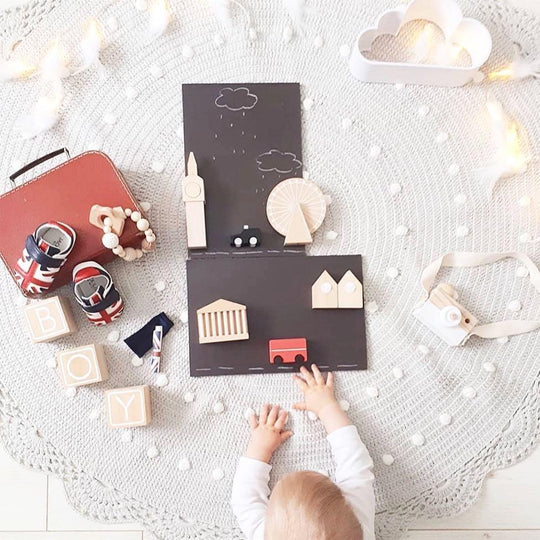 Kiko & gg Wooden Toy Set - Machi London - Rose and Friends