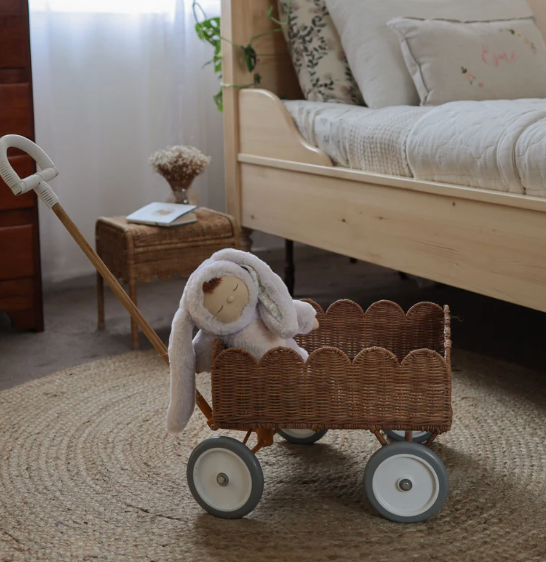 Petal Wonder Wagon - Natural - Rose and Friends