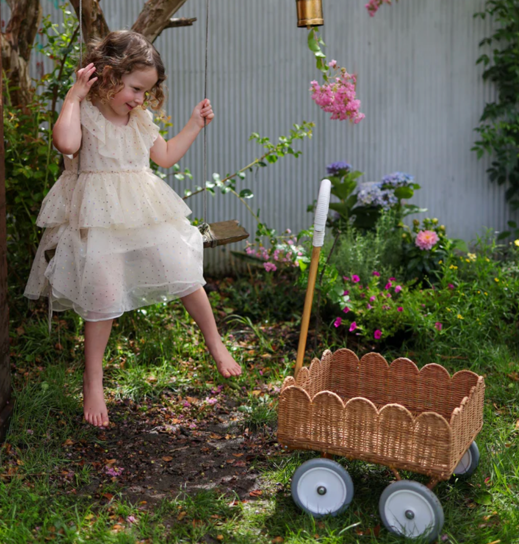 Petal Wonder Wagon - Natural - Rose and Friends