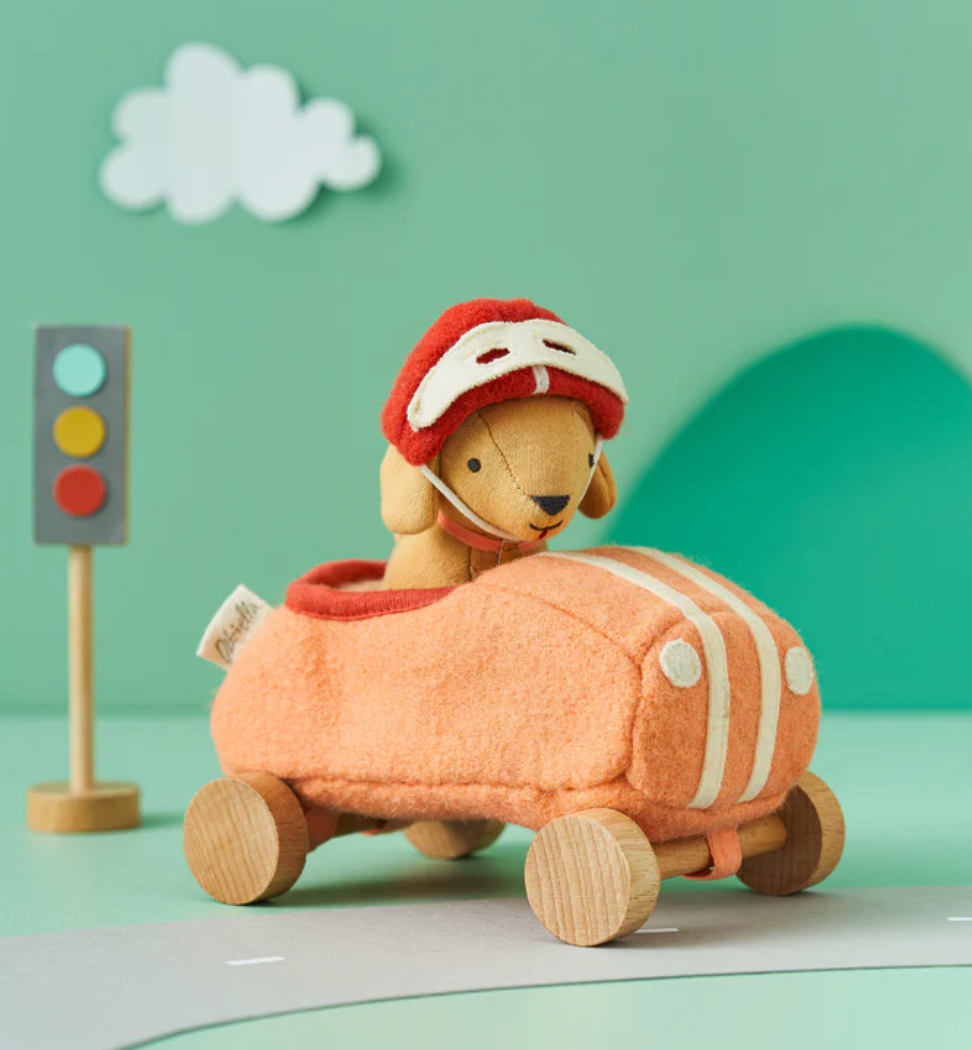 Holdie Dog-Go - Racer Girl - Pink - Rose and Friends
