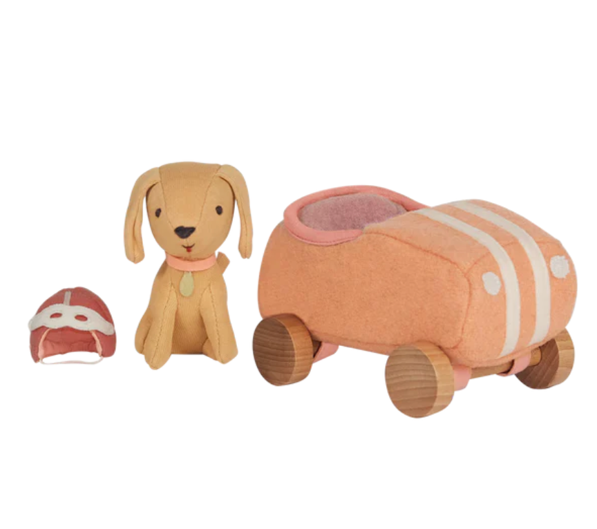 Holdie Dog-Go - Racer Girl - Pink - Rose and Friends