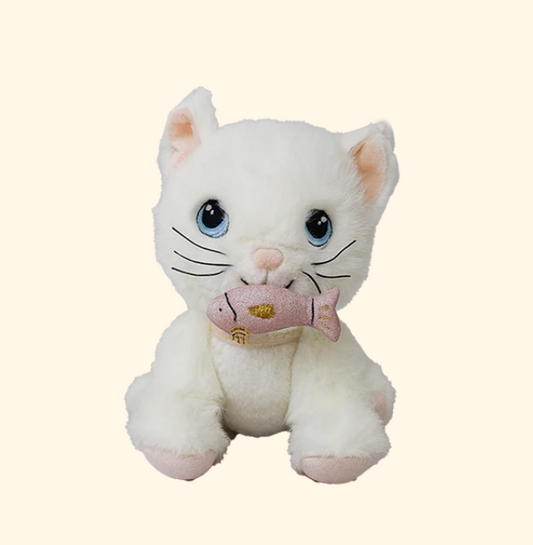 Dinkum Cat Lux - White - Rose and Friends