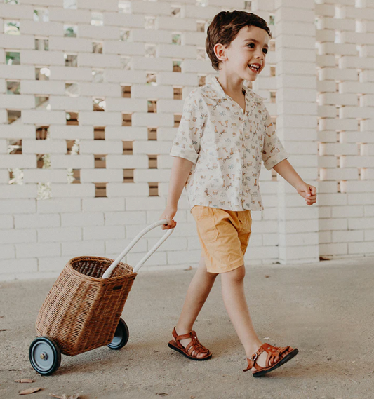 OLLI ELLA RATTAN ORIGINAL LUGGY - NATURAL - KIDS - Rose and Friends