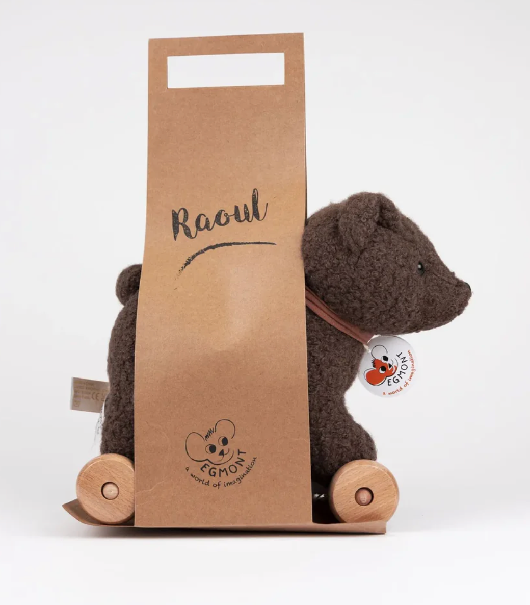 Egmont Toys Pull-Along Raoul Bear - Rose and Friends