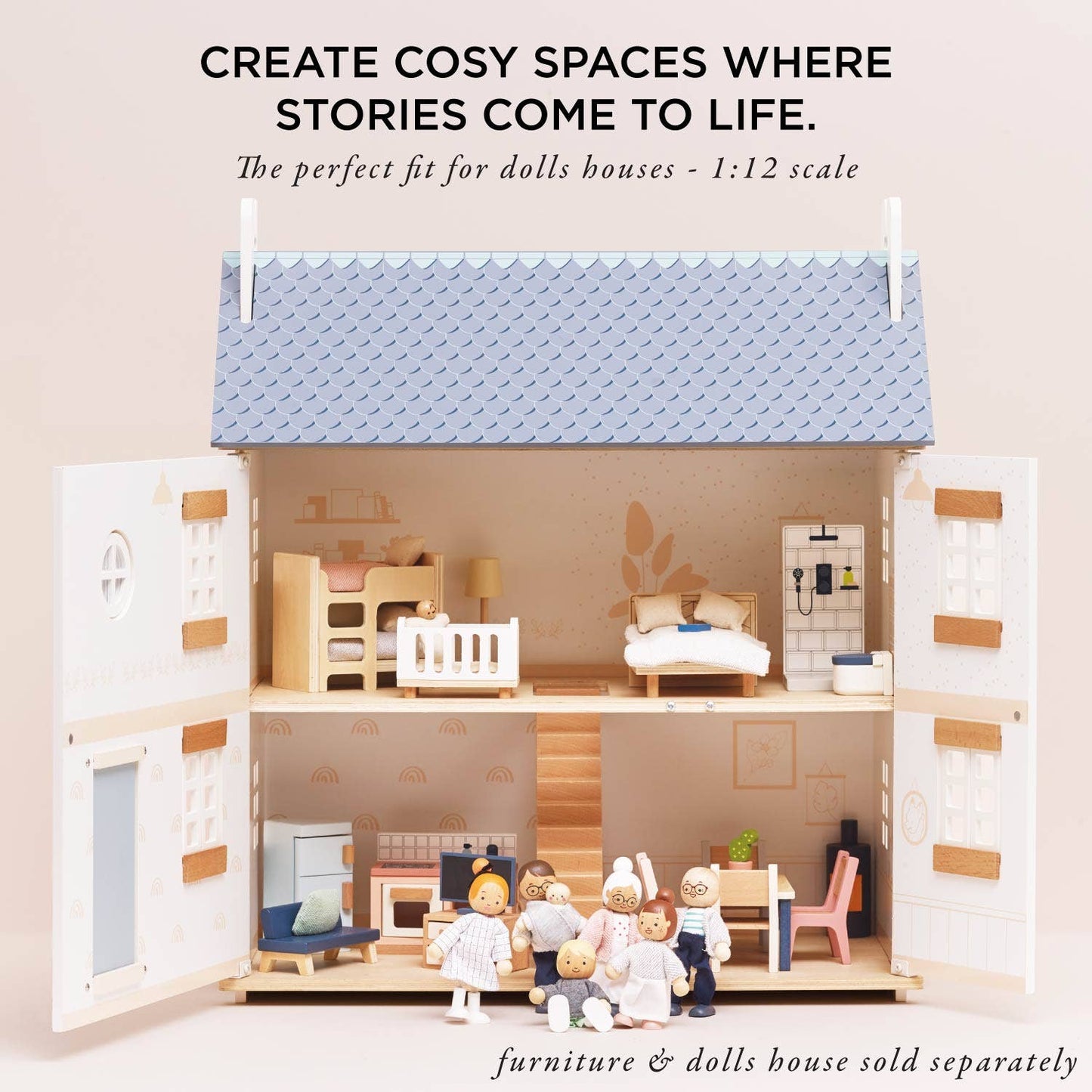 Dolls House Family - Rose and Friends