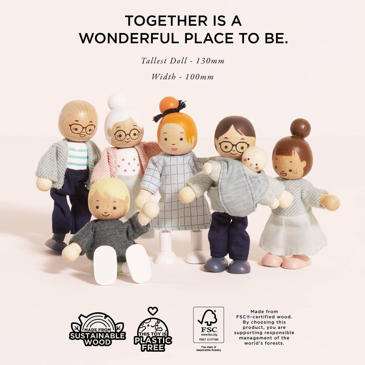 Dolls House Family - Rose and Friends