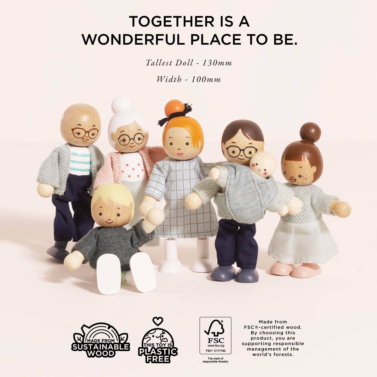 Dolls House Family - Rose and Friends