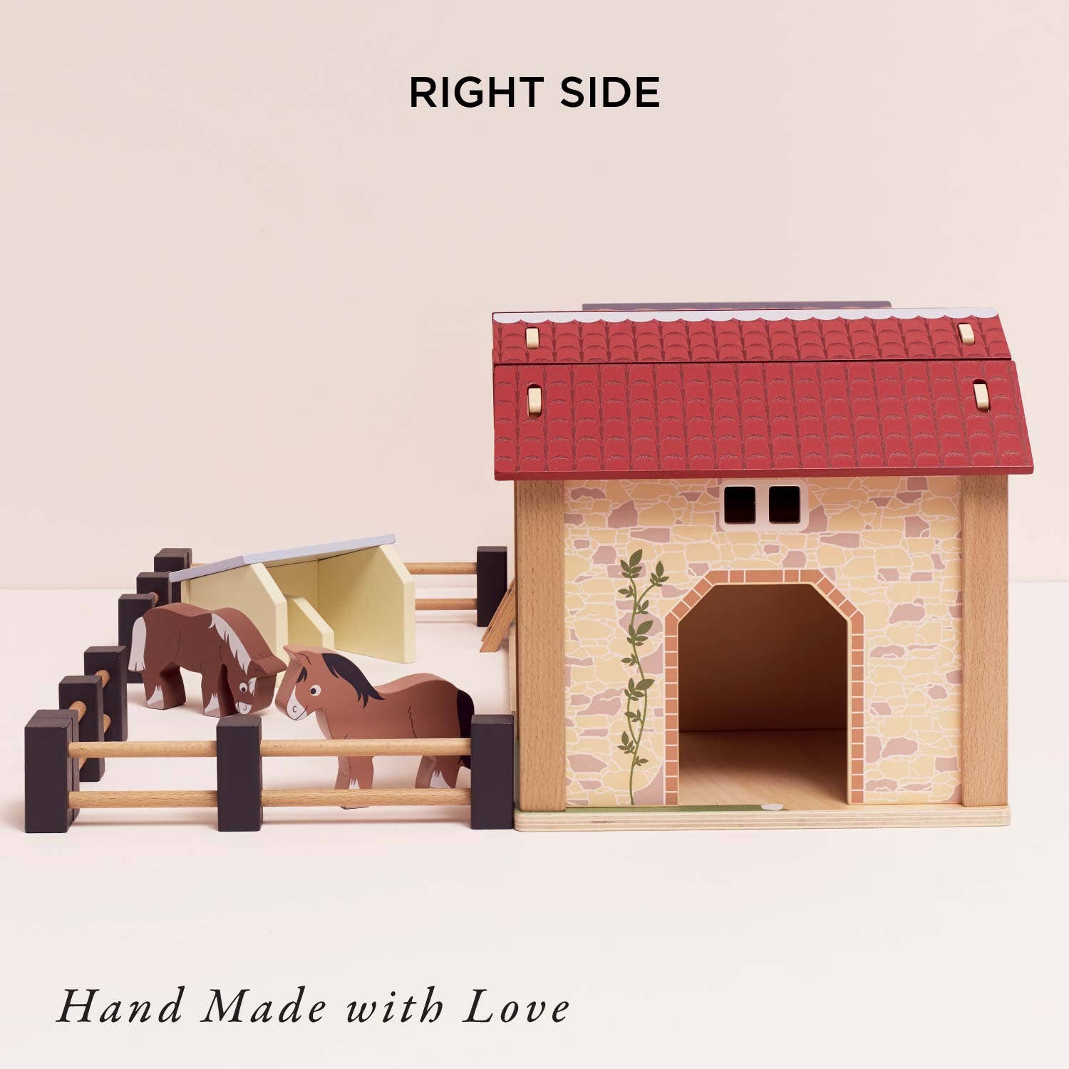 Wooden Farmyard Stables - Rose and Friends