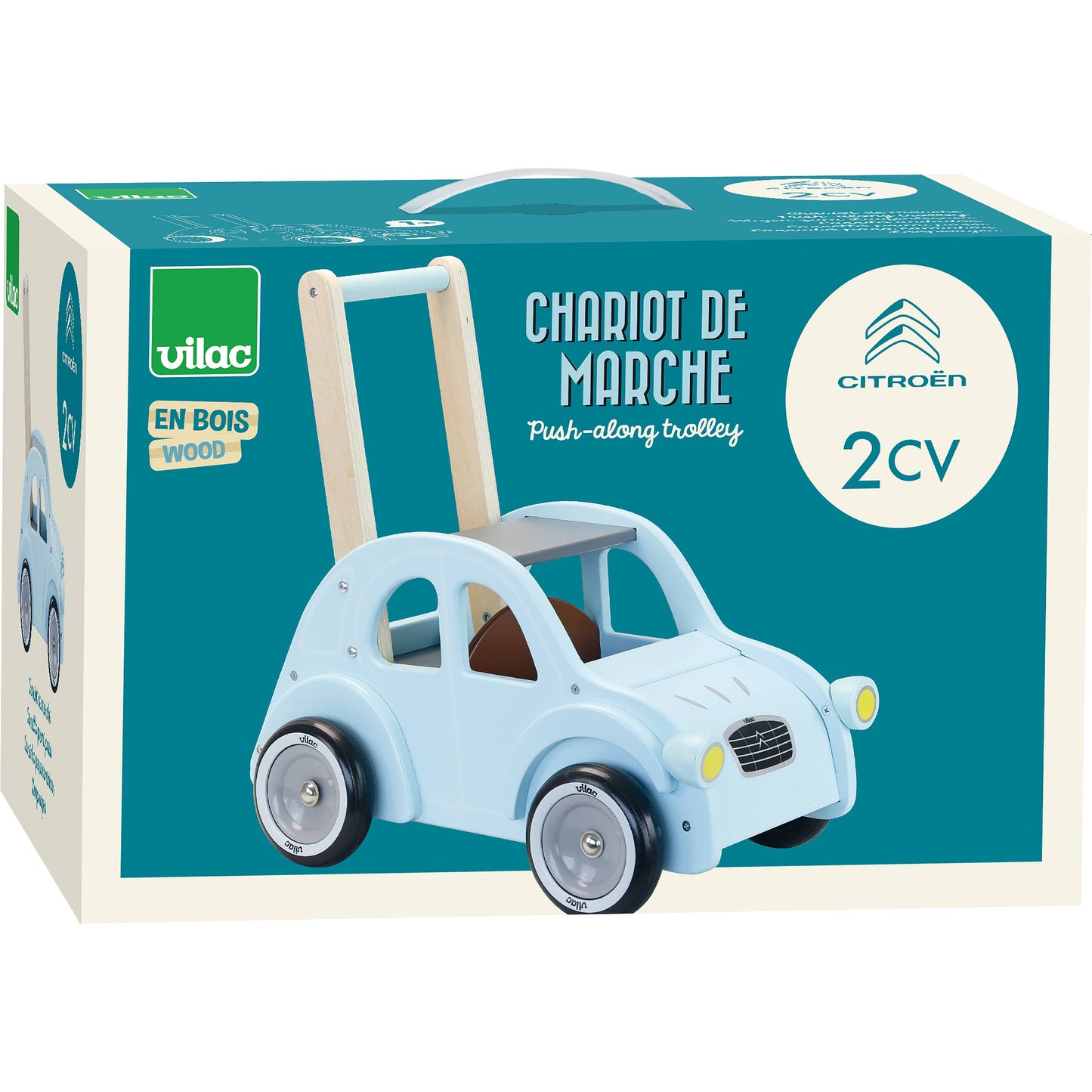 Vilac Citroën 2CV Walking Car – Push Ride-On Toy for Toddler