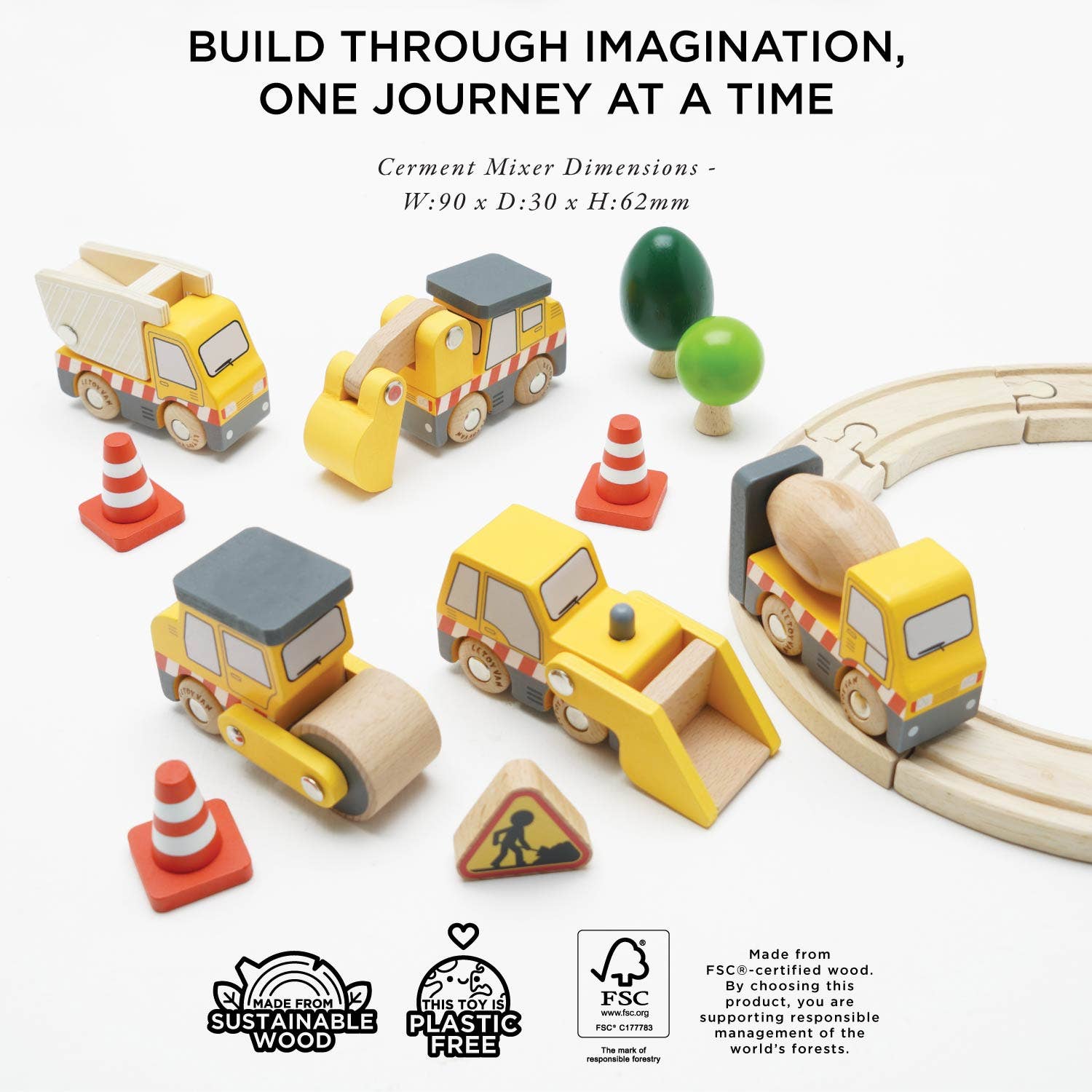 Construction Toy Cars, Trucks & Diggers - Rose and Friends
