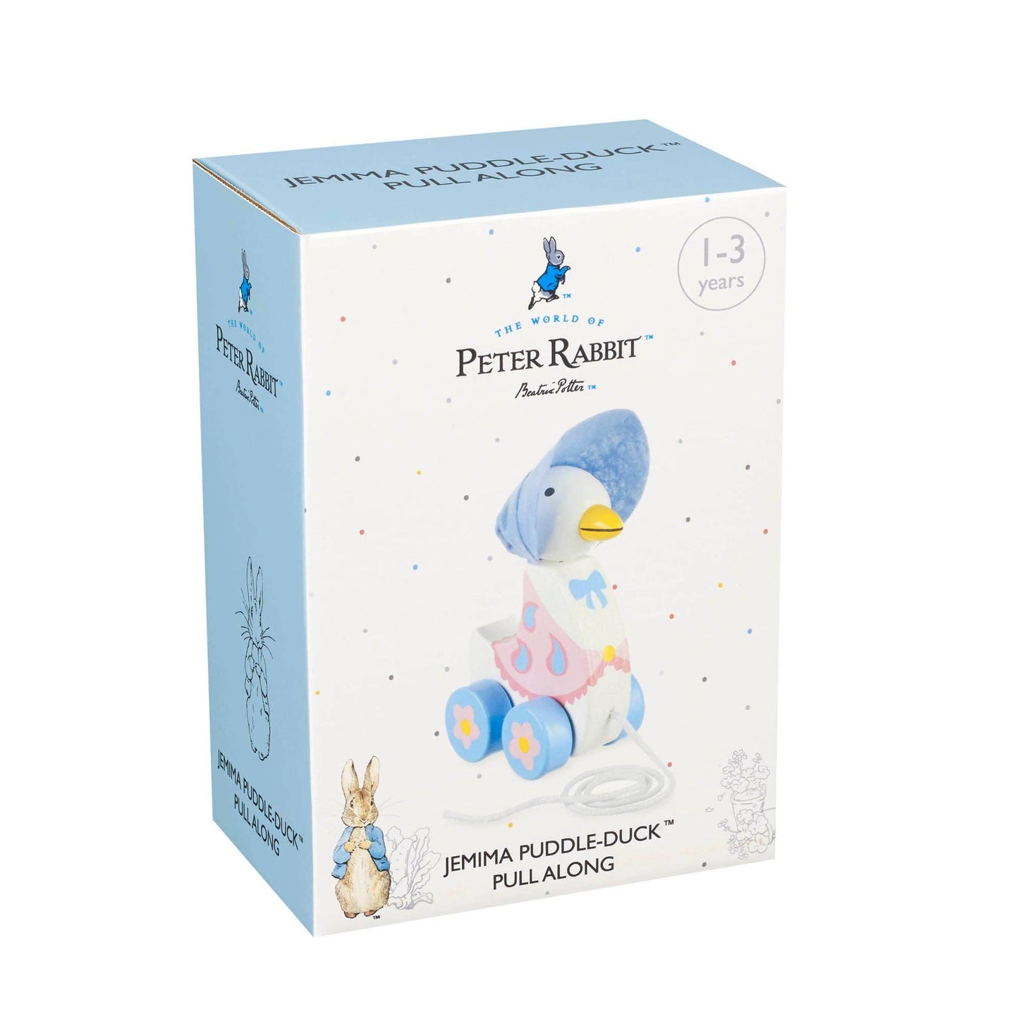 Jemima Puddle-Duck™ Wooden Pull Along - Rose and Friends