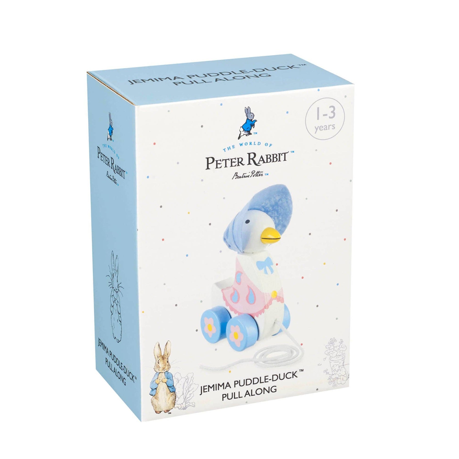 Jemima Puddle-Duck™ Wooden Pull Along - Rose and Friends