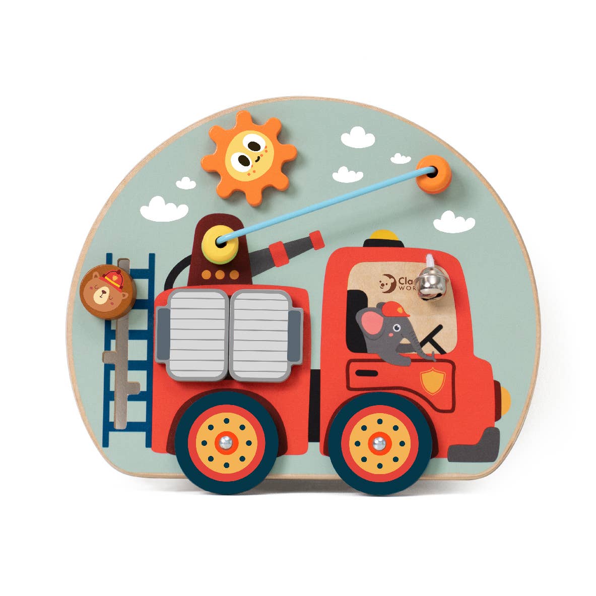 Classic World - Fire Engine Busy Board - Rose and Friends