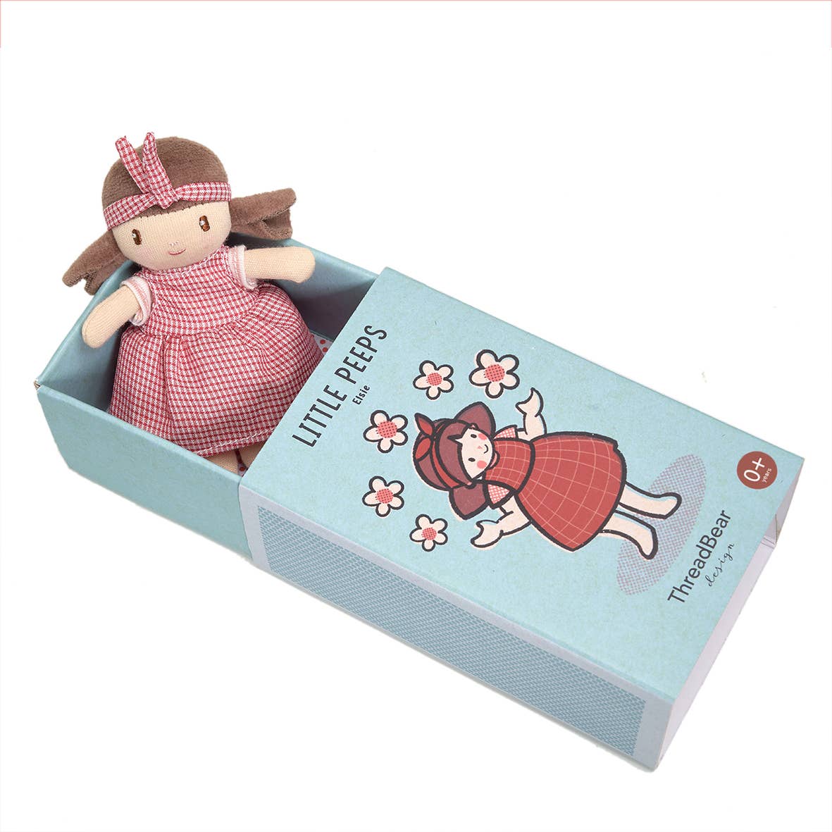 ThreadBear Little Peeps Elsie Doll - Matchbox doll 12cm