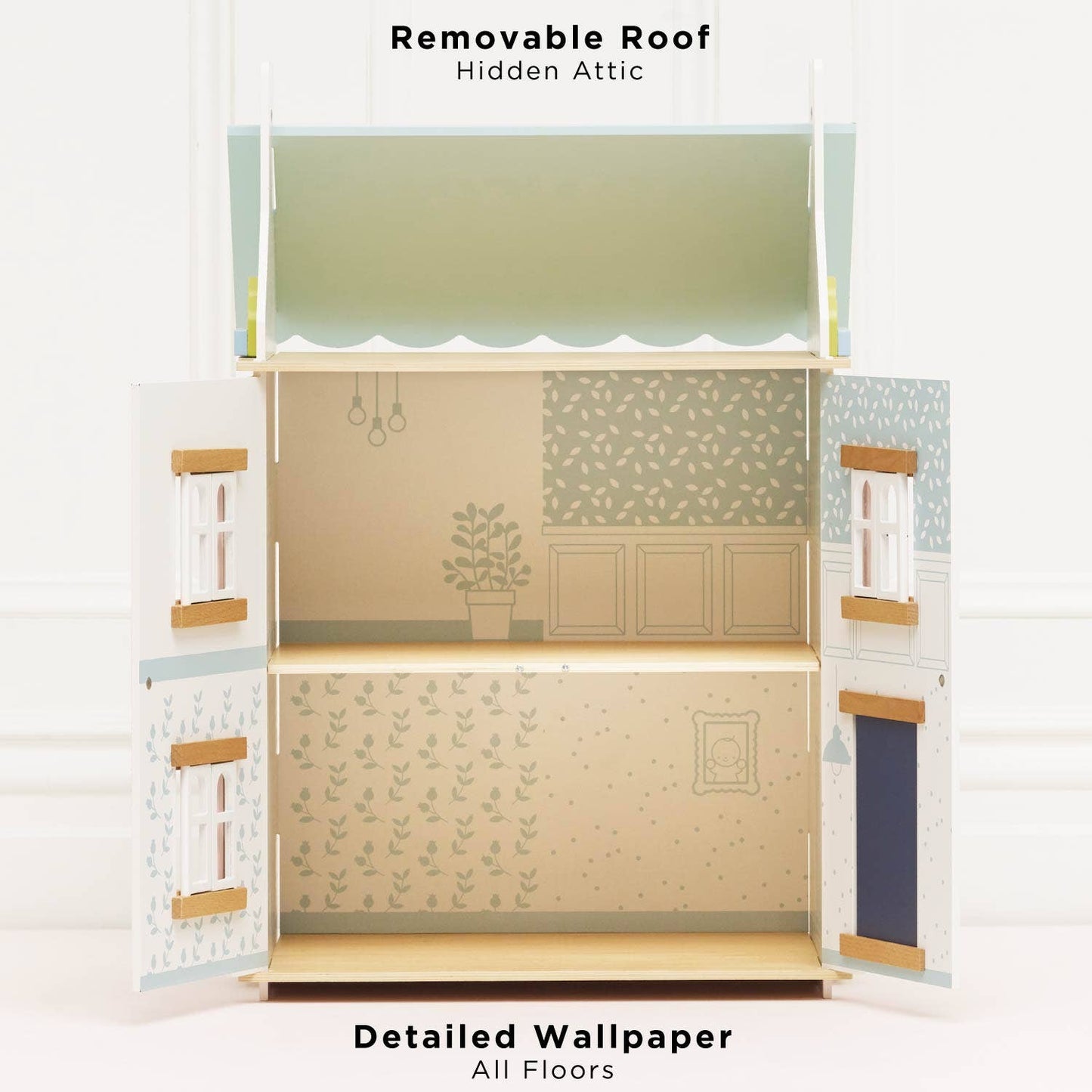 Bluebelle Wooden Dolls House - Rose and Friends