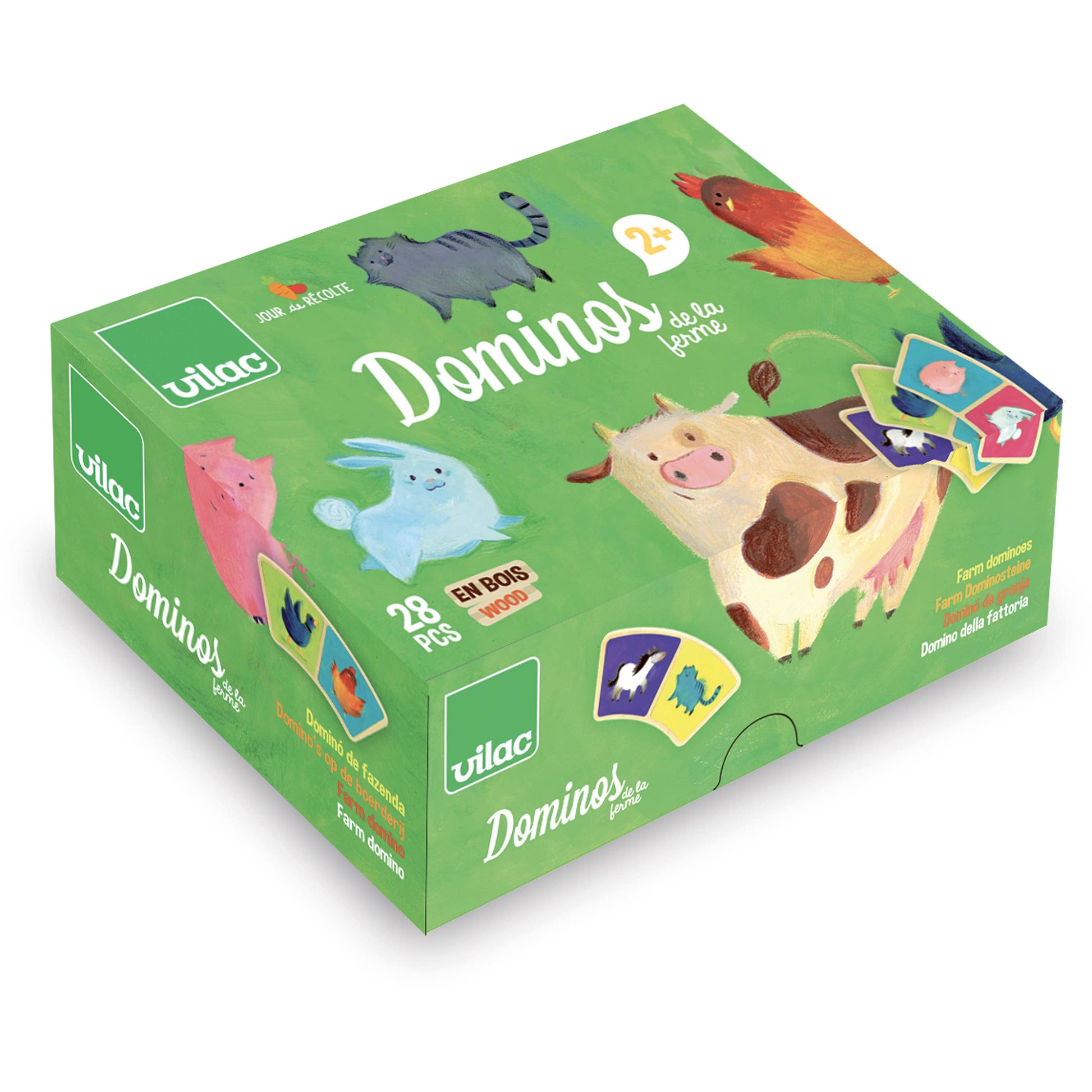 Vilac - Farm Dominoes - Rose and Friends