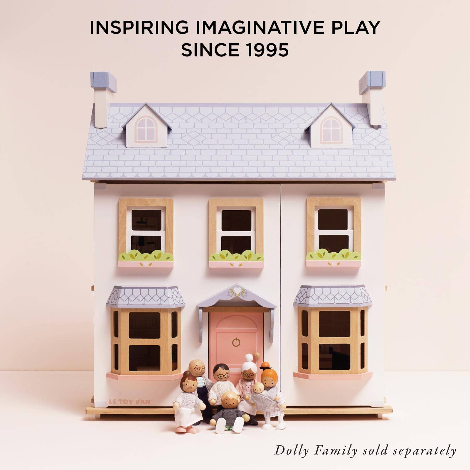 Mayberry Manor Wooden Dolls House - Rose and Friends