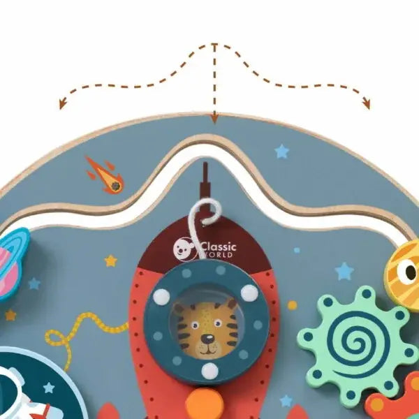 Classic World - Rocket Busy Board - Rose and Friends