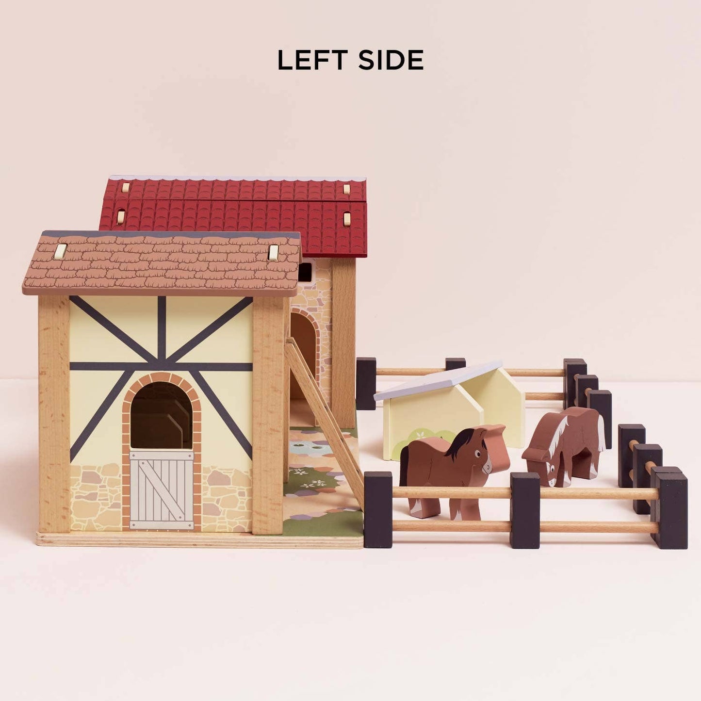 Wooden Farmyard Stables - Rose and Friends