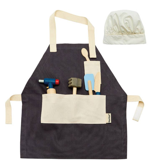 Chef Set Wooden Playset PlanToys - Rose and Friends