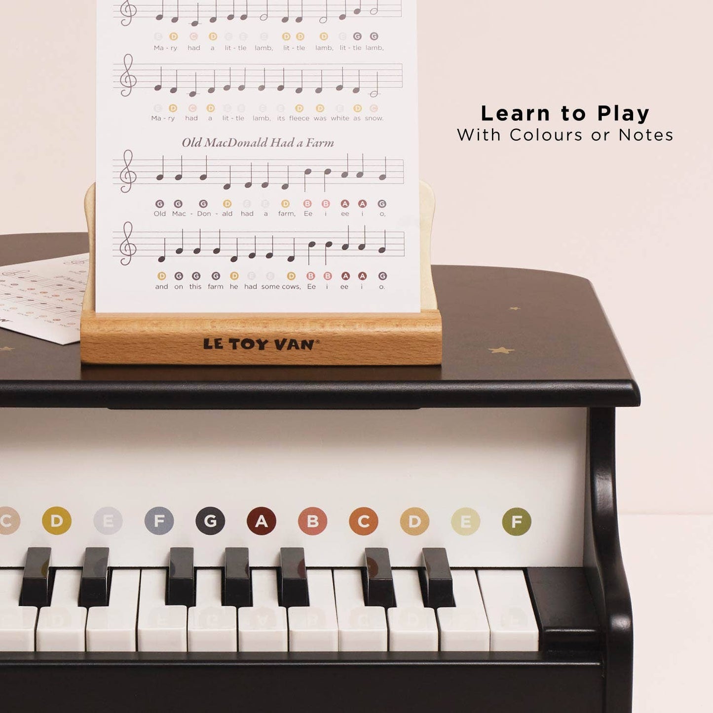 Wooden Grand Piano Toy - Rose and Friends