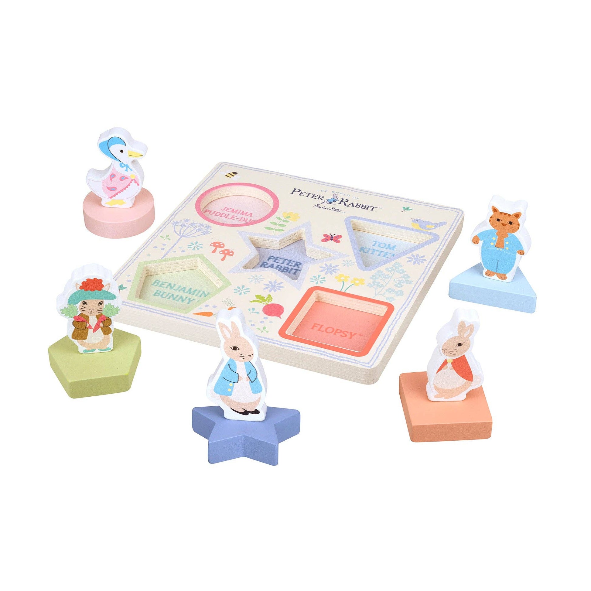 NEW Peter Rabbit™ 3D Shape Puzzle - Rose and Friends