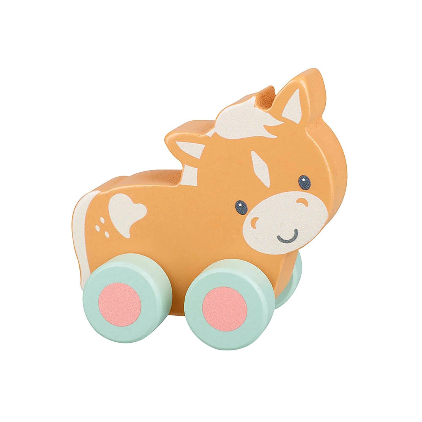 Pony First Wooden Push Toy - Rose and Friends