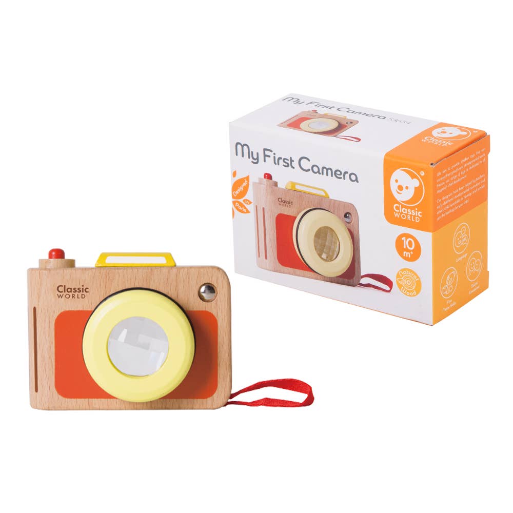 Classic World My First Wooden Camera