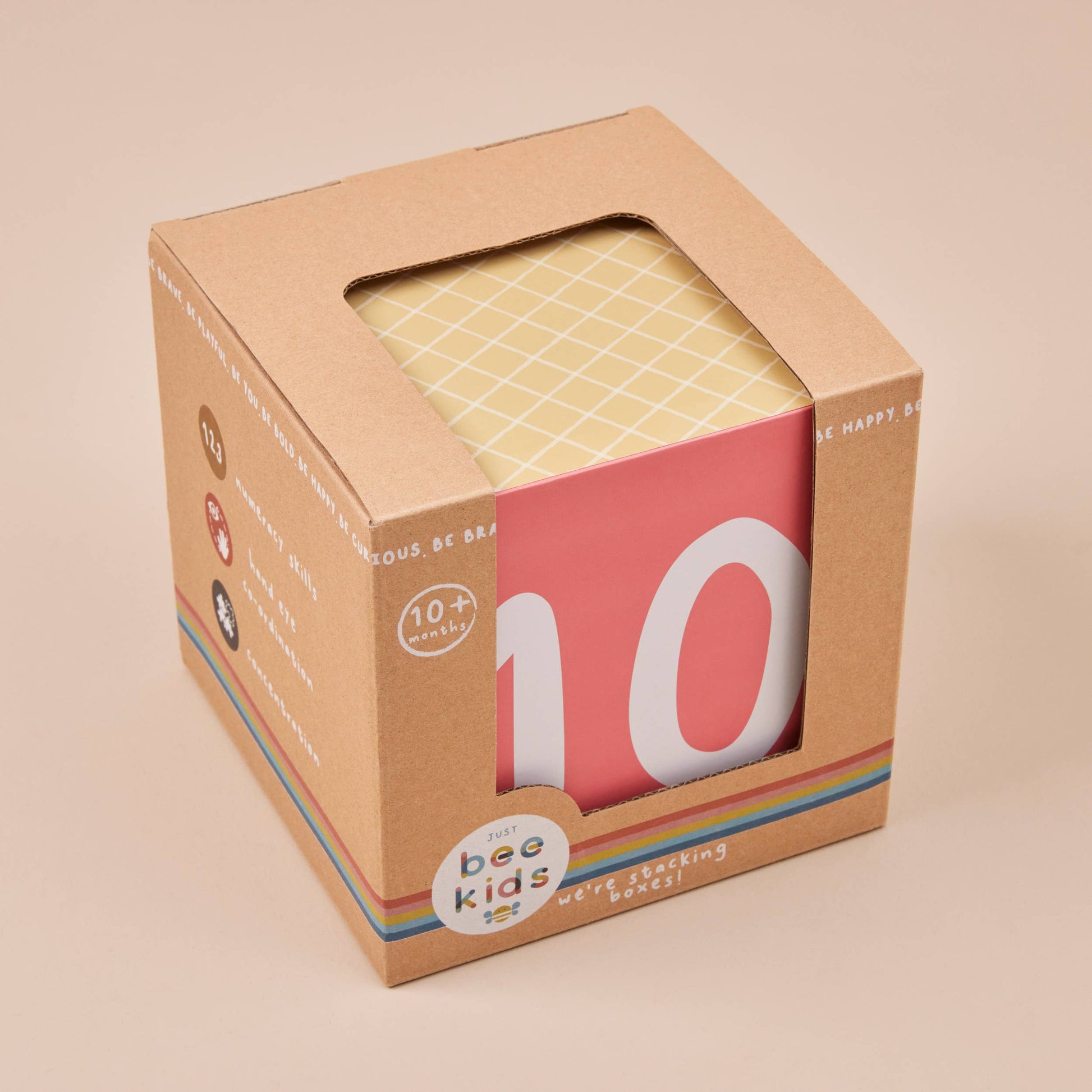Just Bee Kids Giant Stacking Cubes - Rose and Friends