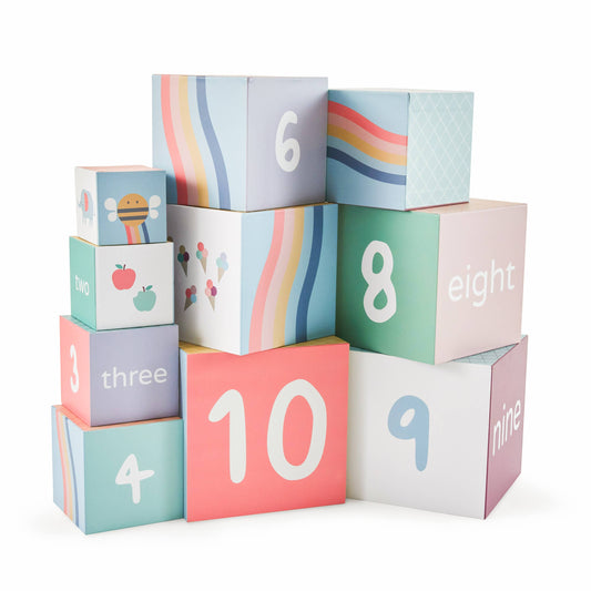 Just Bee Kids Giant Stacking Cubes - Rose and Friends