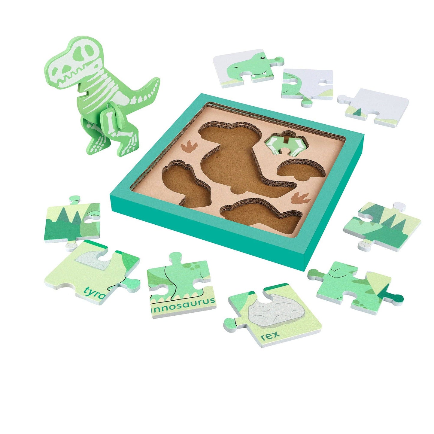T-Rex Dig - 3D Model & Puzzle