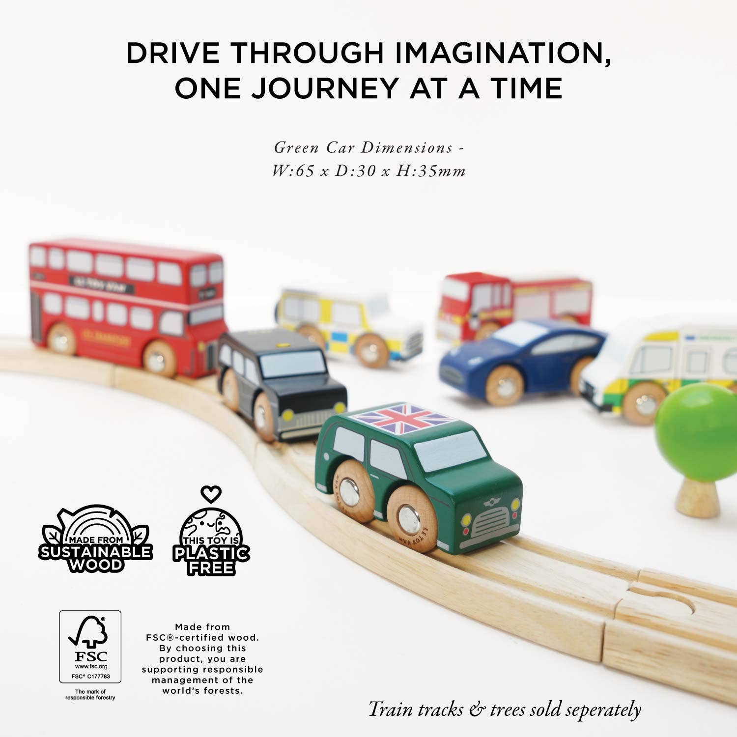 London Toy Car Set - Rose and Friends