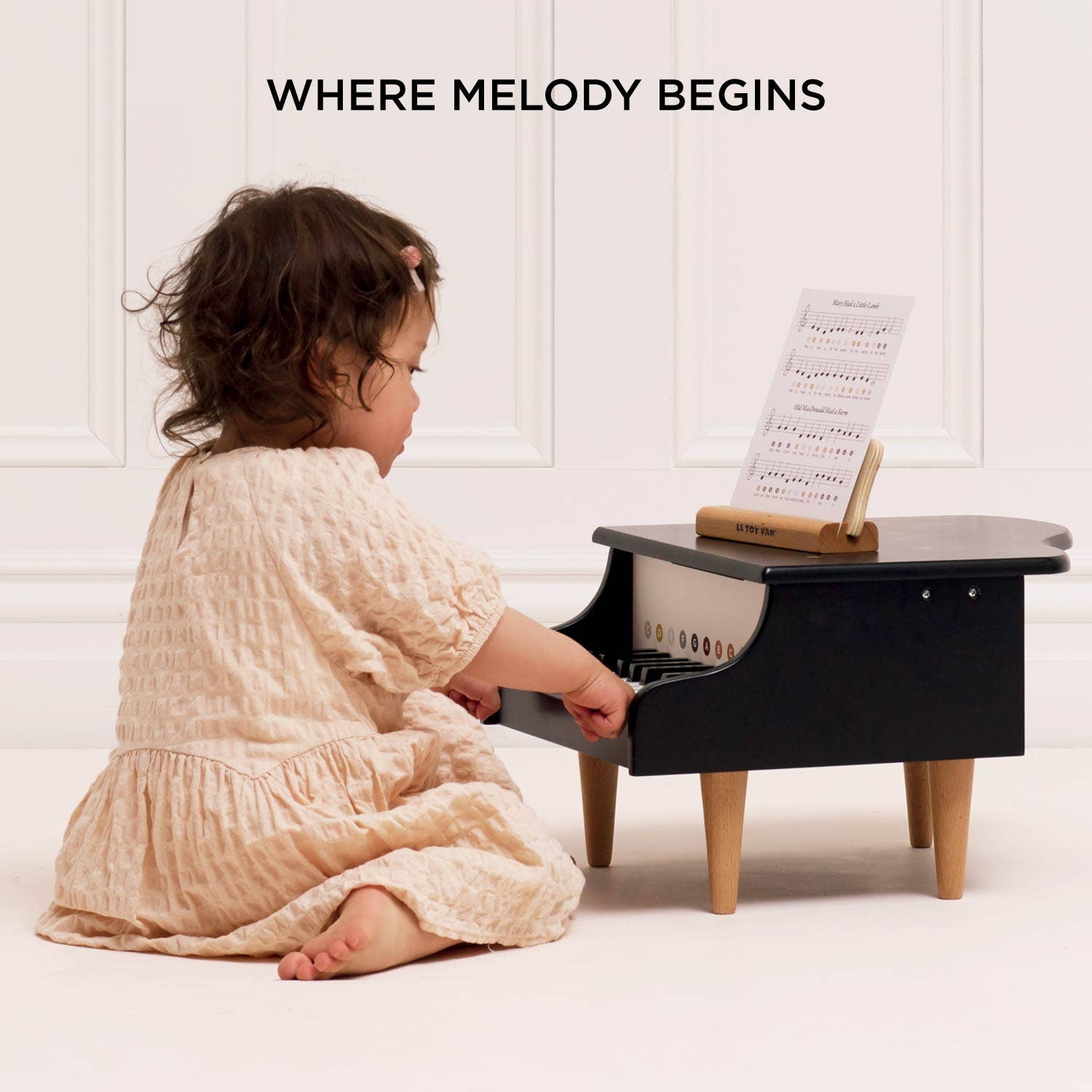 Wooden Grand Piano Toy - Rose and Friends