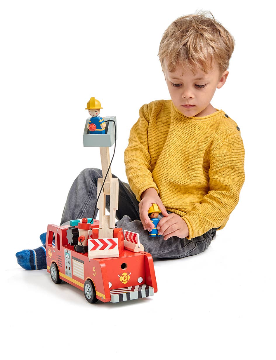 Tender Leaf Fire Engine - Rose and Friends