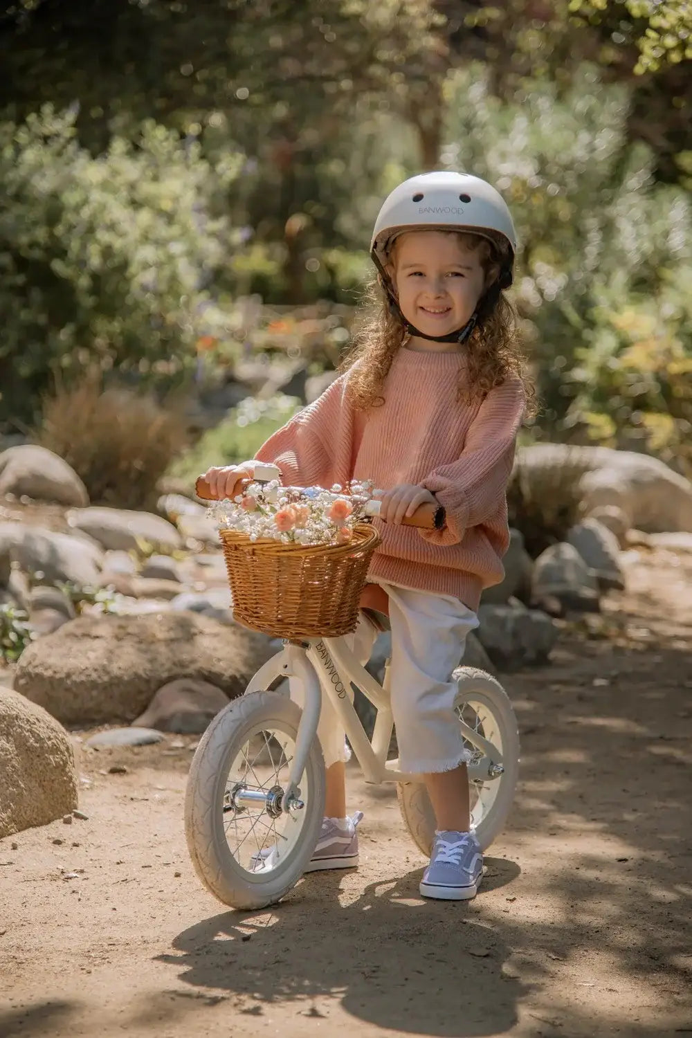 BANWOOD BALANCE BIKE FIRST GO VINTAGE - CREAM - Rose and Friends