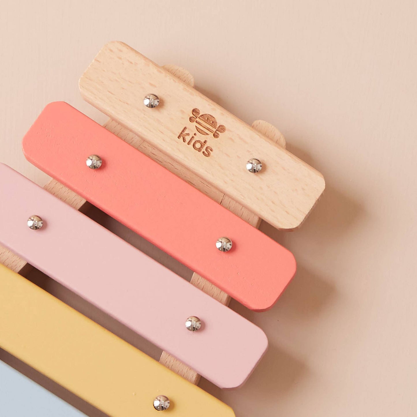 Just Bee Kids Wooden Xylophone Toy - Rose and Friends