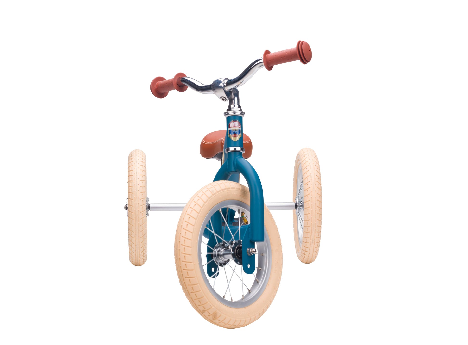 Trybike - Matte 2 In 1 Balance Bike / Trike - Vintage Blue - Rose and Friends